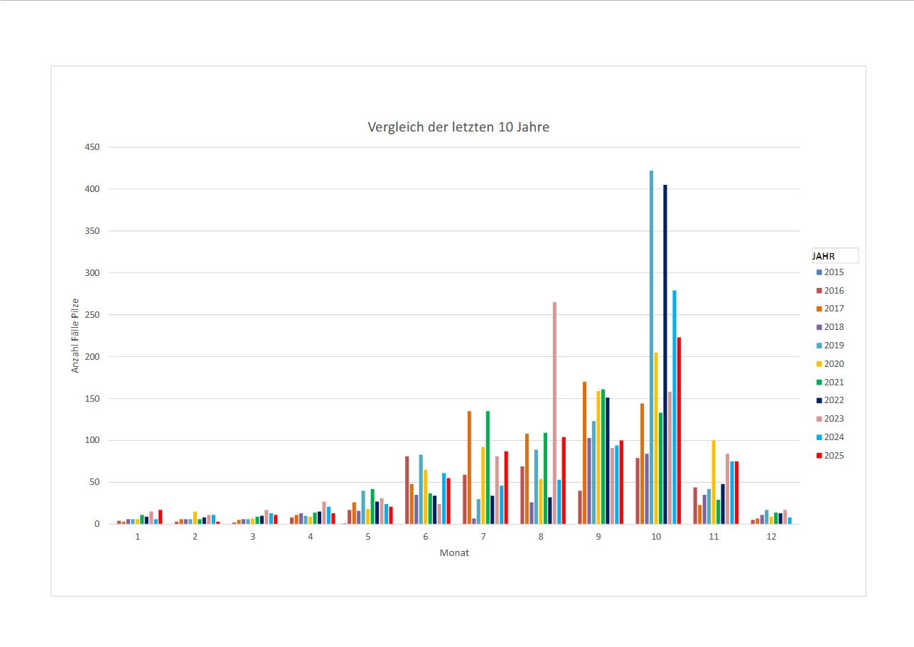Statistik Pilze 01.12.2025
